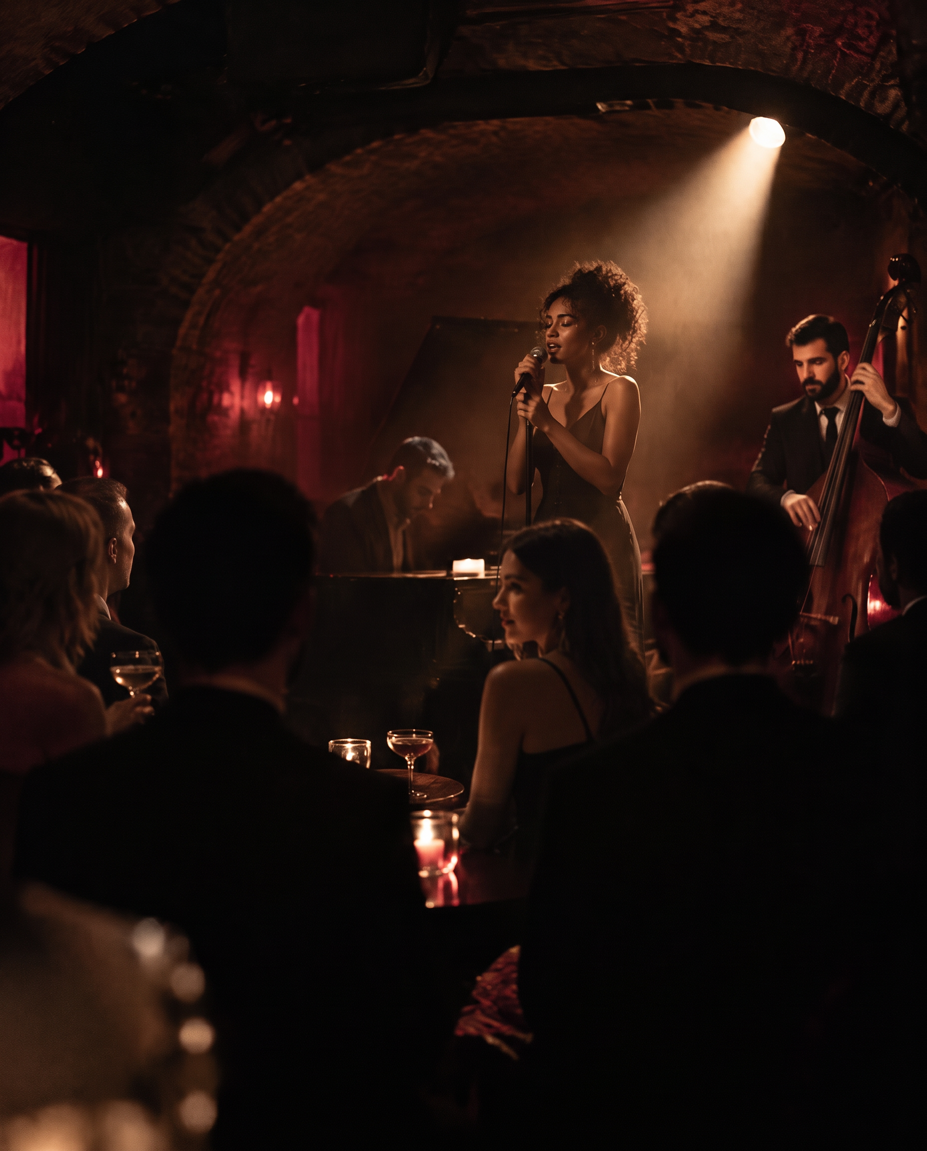 An intimate live music night